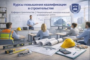 Курсы повышения квалификации в строительстве: роль дополнительного профессионального образования и значение Кафедры строительства Национального технологического университета